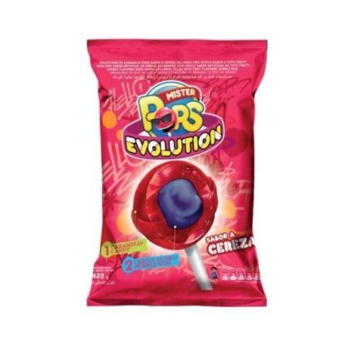 Chupetines Chicle MR POPS Sabor Cereza (B 24u. B12)
